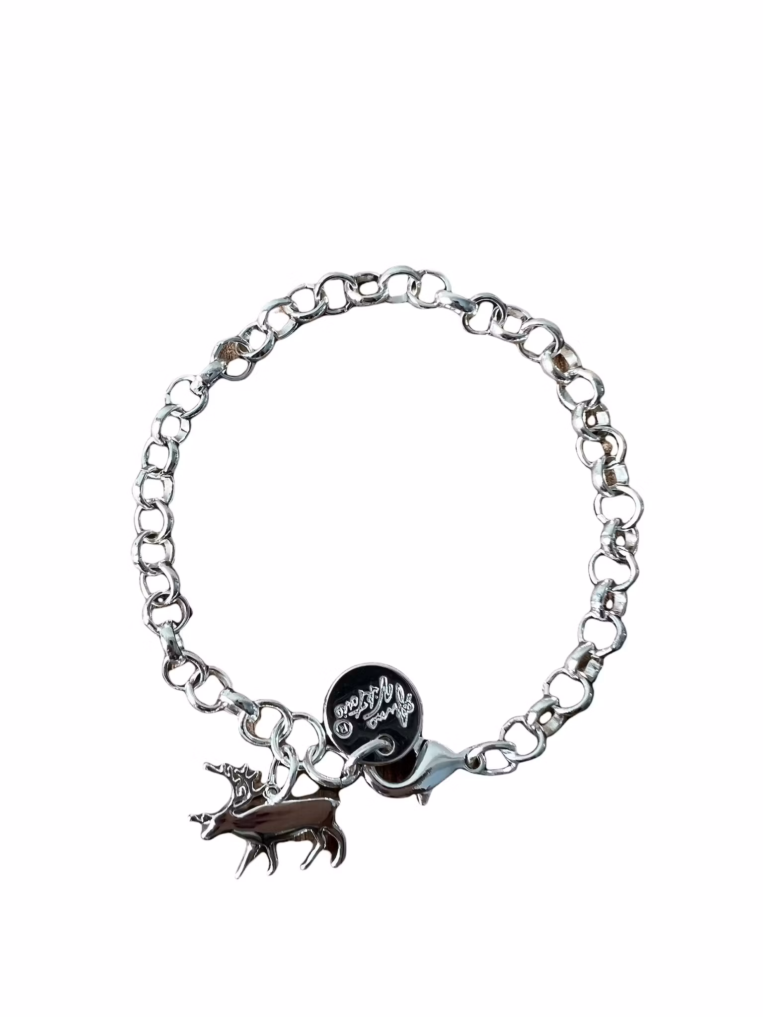 63150, Armband m. ren-berlock, silver/ Bracelet, Reindeer
