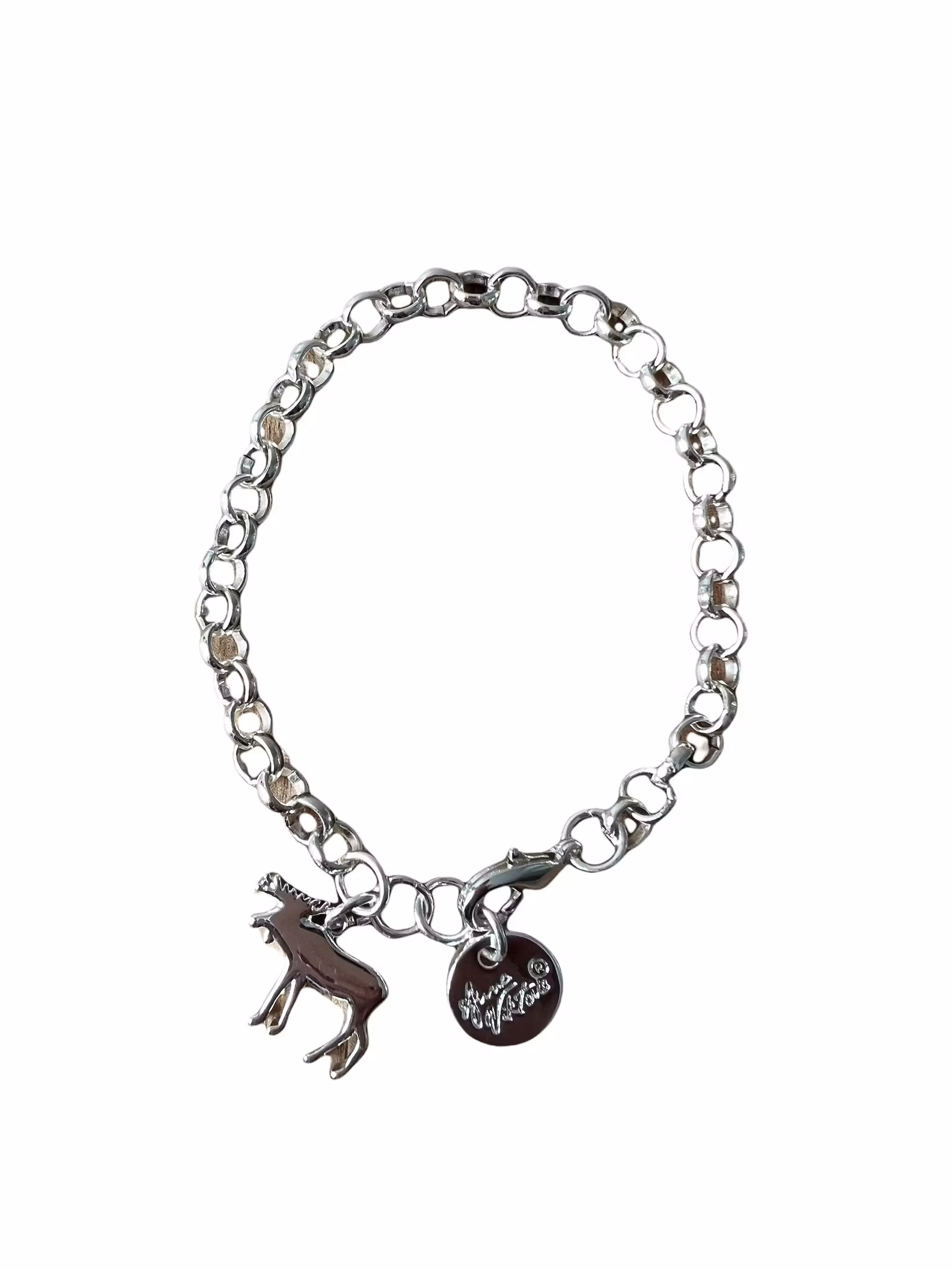 63153, ARMBAND ÄLG, SILVER/ MOOSE BRACELET SILVER