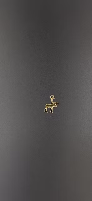 63227, Berlock Älg Guld