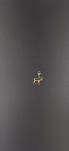 63227, Berlock Älg Guld