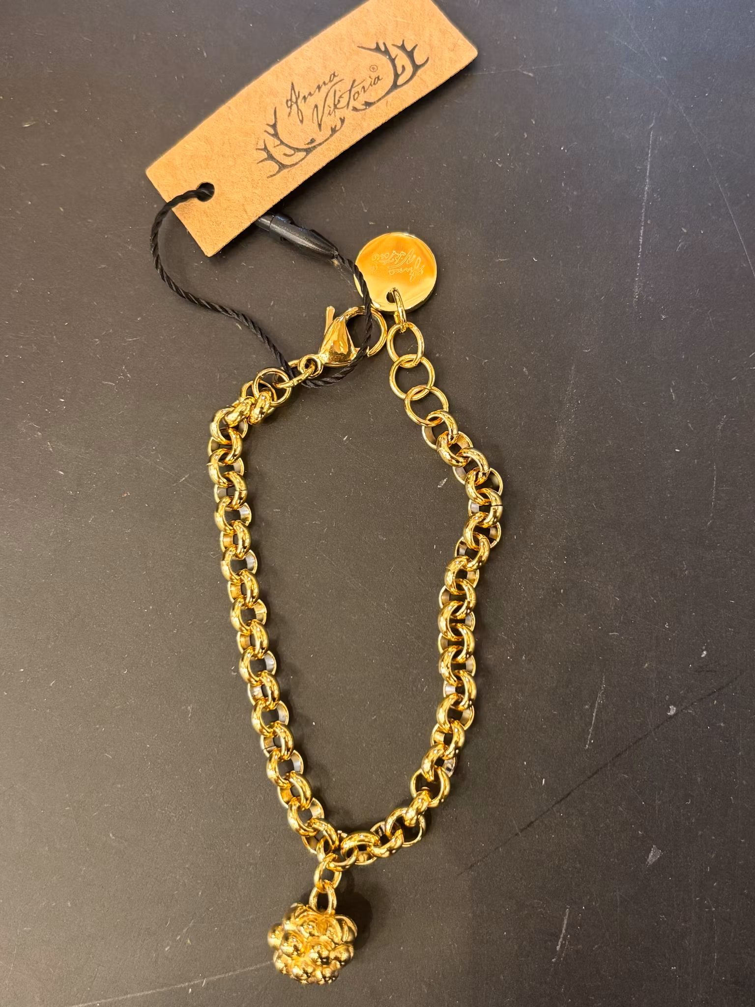 63217, Armband Hjortron Guld