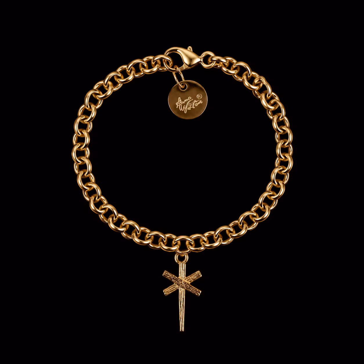 63223, Classic armband Ledkryss Guld