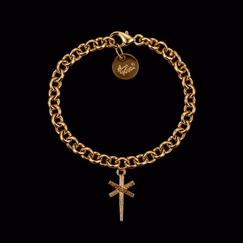 63223, Classic armband Ledkryss Guld
