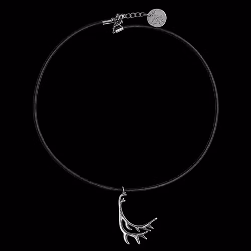 63163 , Läderhalsband 42cm, Vaja