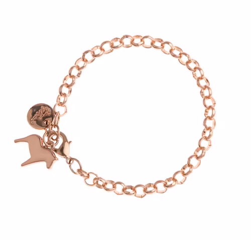 62924, Armband, Dalahäst, Rosé/ Bracelet Dalahorse