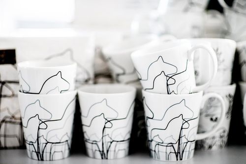 710416 DALAHÄST MUGG