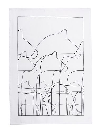 62827 KÖKSHANDDUK DALAHORSE VIT/ KITCHEN TOWEL