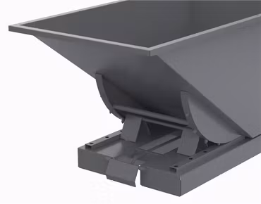 Tippcontainer 300 liter med automatisk tippfunktion