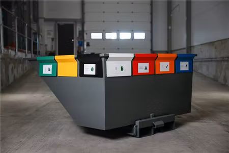 Källsorteringsmarkör till tippcontainer 1-pack