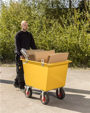 Avfallsvagn 200 liter med 260 mm hjul