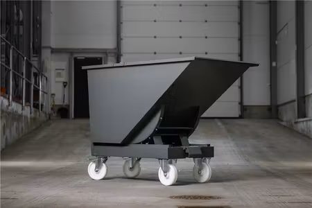 Hjul till Tippcontainer med polyamid