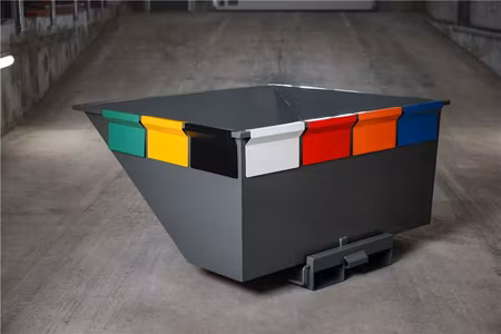 Källsorteringsmarkör till tippcontainer 3-pack