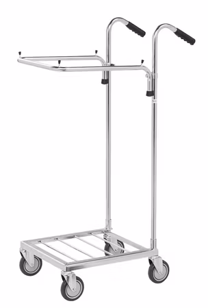 Säckställningsvagn med ergonomisk utforming för 125 liter säckar