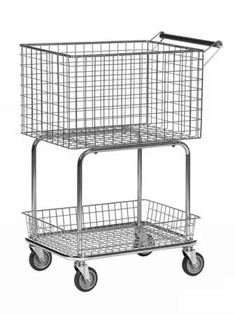 Allroundvagn 2 hyllplan elförzinkad 690x410x950