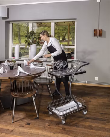 Korgvagn C-Line hållare för brickor 685x450x1000