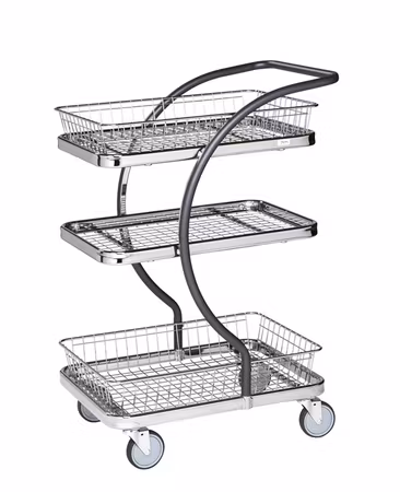 Korgvagn C-Line 3 hyllplan 685x450x1000