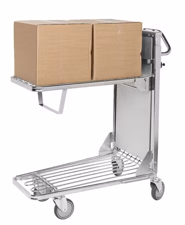 Butiksvagn ERGO med ställbart hyllplan 965x520x1100