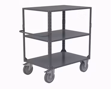 Hyllvagn ERGO 2 hyllplan modulär 300kg 1000x700x865