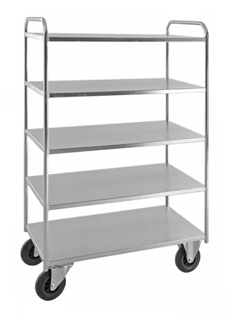 Hyllvagn helsvetsad 5 hyllplan Hög 955x550x1470
