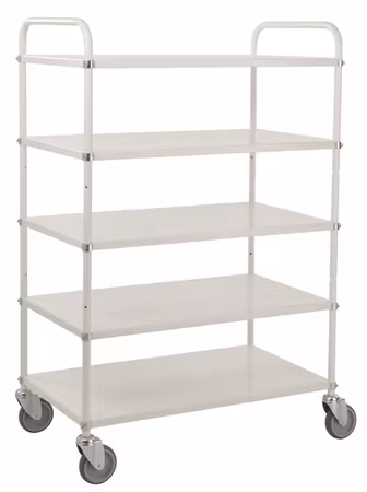 Hyllvagn lätt 5 hyllplan 980x585x1445