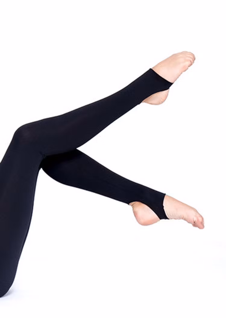 Tights flick/dam  med halv fot  (6100F W51)