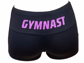SHORT GYMNAST “GLITTER” LILA (6CG7 B68)