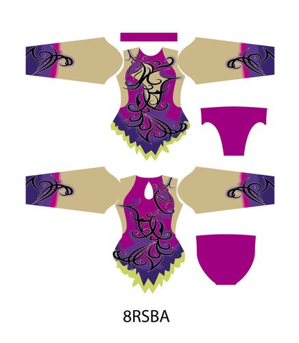 8RSBA- Aerobic /RG / Konståkning  tävlingsdräkt