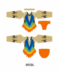 8RSBL - Aerobic /RG / Konståkning  tävlingsdräkt