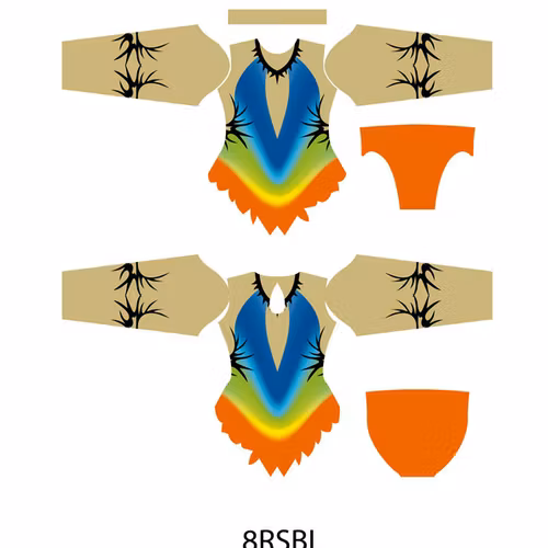 8RSBL - Aerobic /RG / Konståkning  tävlingsdräkt