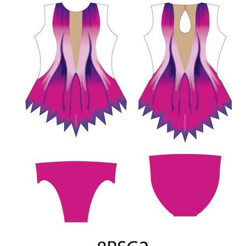 8RSG2 - Aerobic /RG / Konståkning  tävlingsdräkt