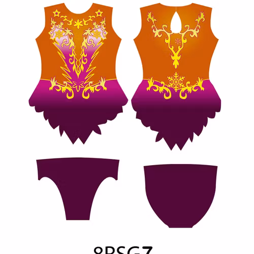 8RSG7 - Aerobic /RG / Konståkning  tävlingsdräkt