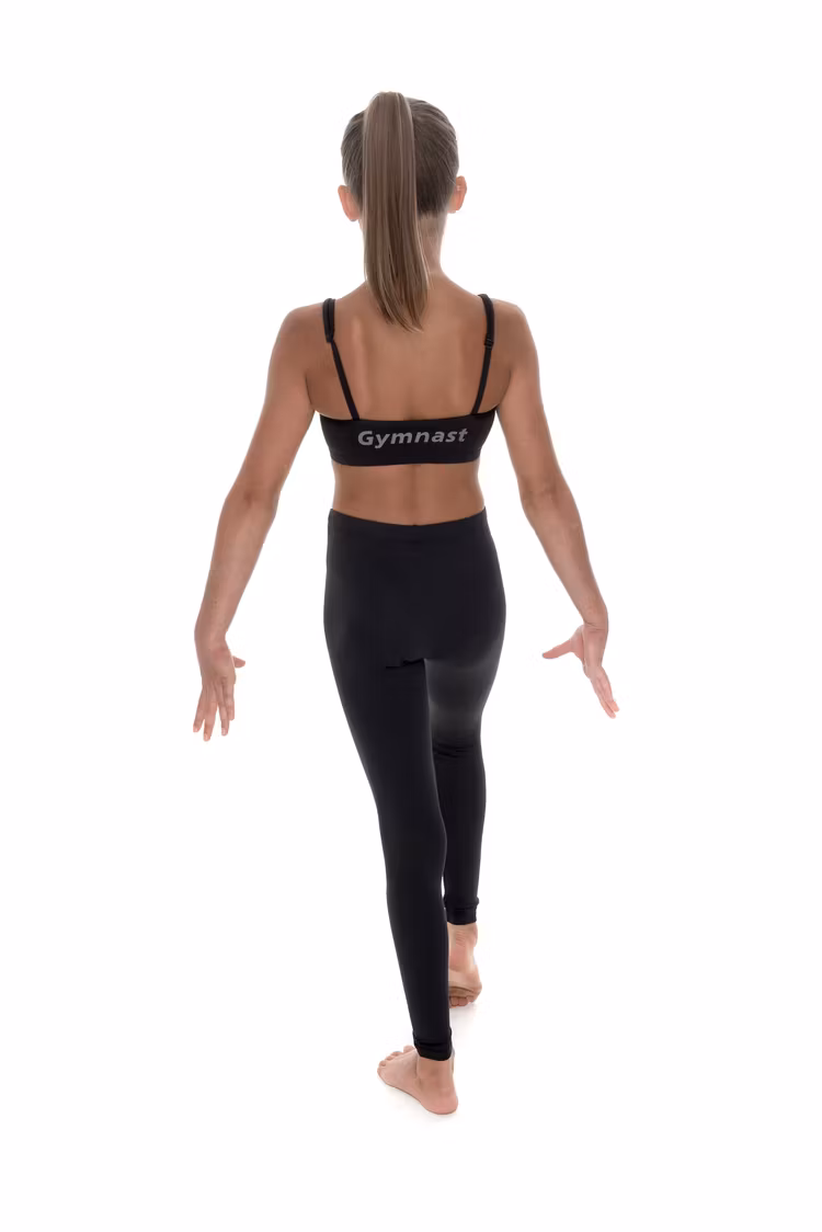 SVART Gymnast JUSTERBAR TOP