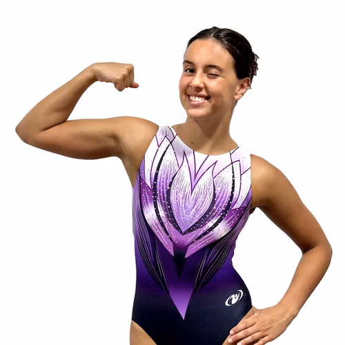 Tulipan Lila Gymnastikdräkt