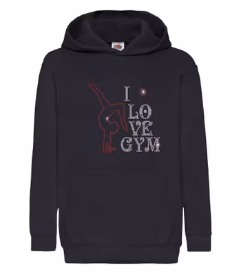 Gymnastics figur 2  Hoddie tröja