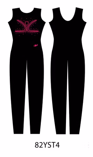 GK Splitt tävlingsdräkt Trupp Rosa och Lila (82YST)