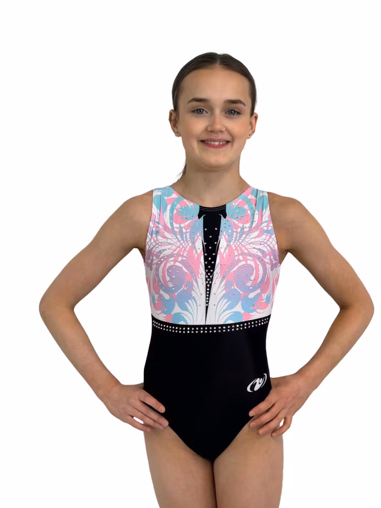 Prisma black sublimering gymnastikdräkt