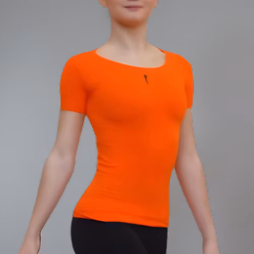 Orange gymnastik-T-shirt från Venturelli