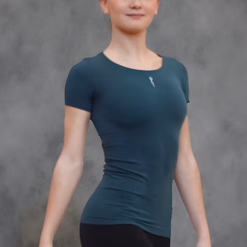 Mossgrön gymnastik-T-shirt från Venturelli
