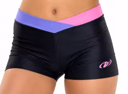 Gymnastikshorts Barroco – sublimerade med V-midja (6D08 C-178)