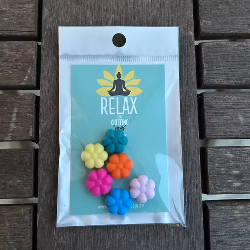 Stickstoppers, Blommor, 3 par, mixade