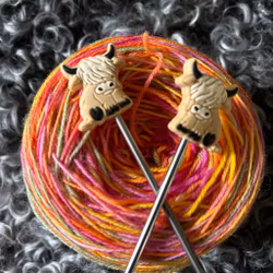 Stickstoppers, Higland Cattle, ljus
