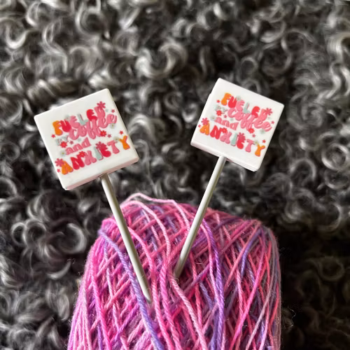Stickstoppers, 4-kantig med text