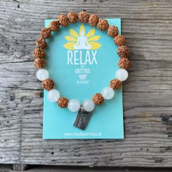 Armband, LOVE, Rudraksha