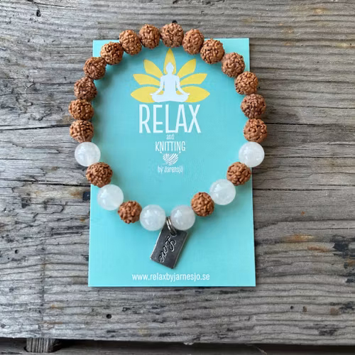 Armband, LOVE, Rudraksha