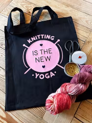 Tygkasse, KNITTING IS THE NEW YOGA