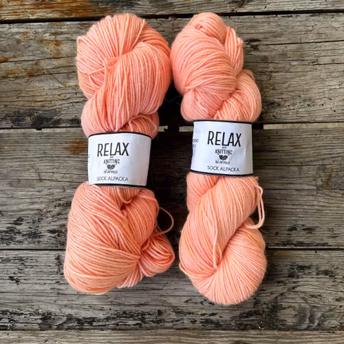 Alpacka Sock, 100 g, handfärgat