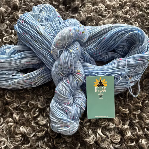 Merino Tweed , Multi Nep, 100 g, handfärgat