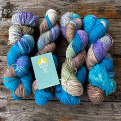 Alpacka Sock, 100 g, handfärgat