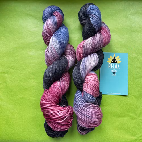 Merino Sock, 50 g, Handfärgat