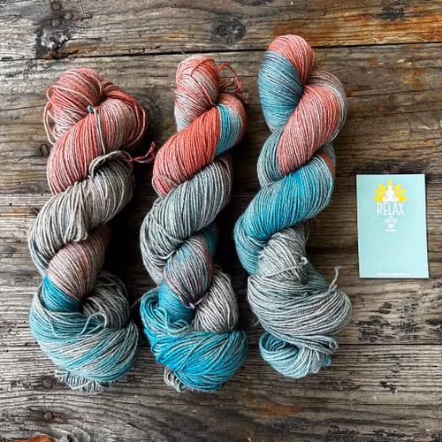 Yak Sock, 100 g, Handfärgat